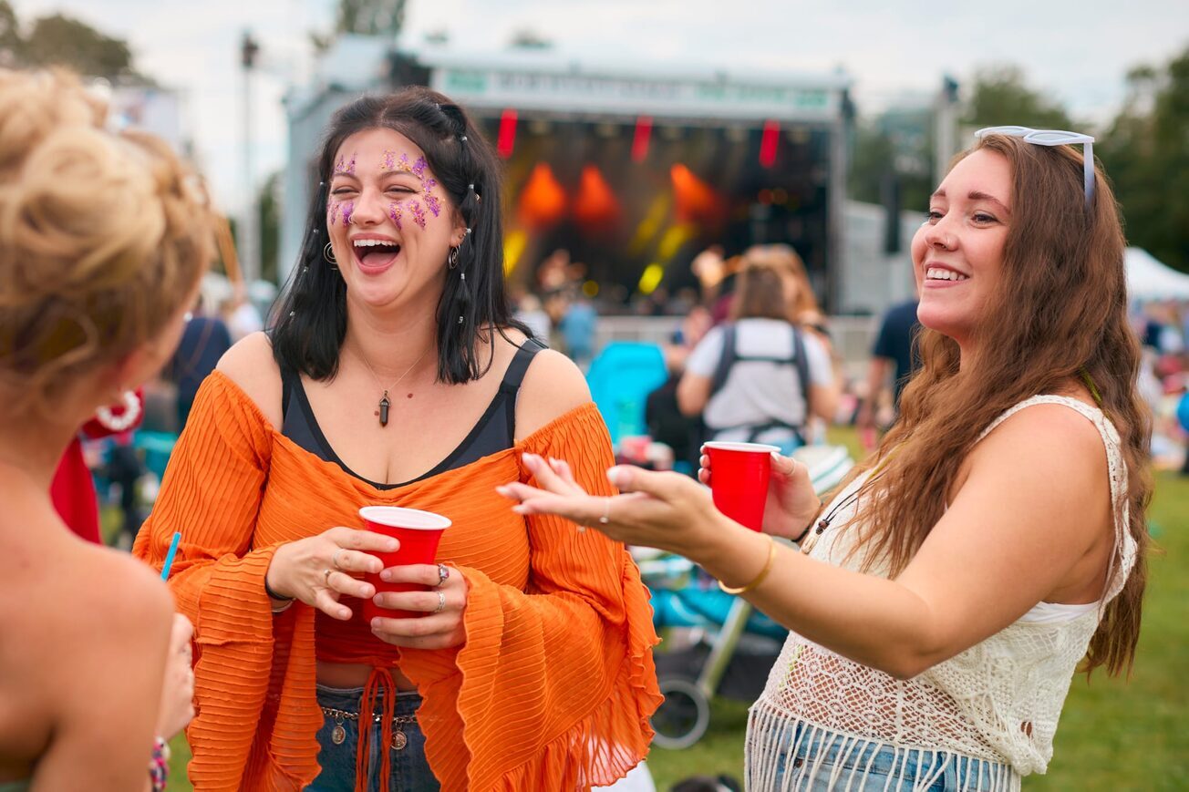 Guests enjoying an event